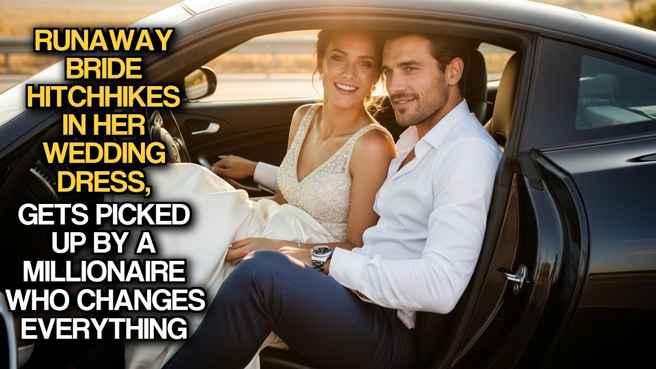 Runaway Bride Hitchhikes in Her Wedding Dress, Gets Picked Up by Millionaire Who Changes Everything