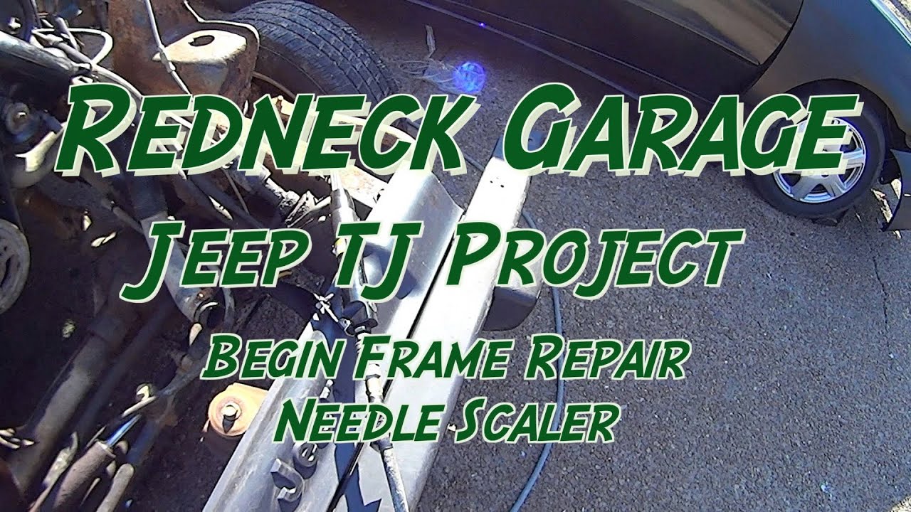 Jeep Wrangler TJ Frame Repair / Restoration - Needle Scaler 96997
