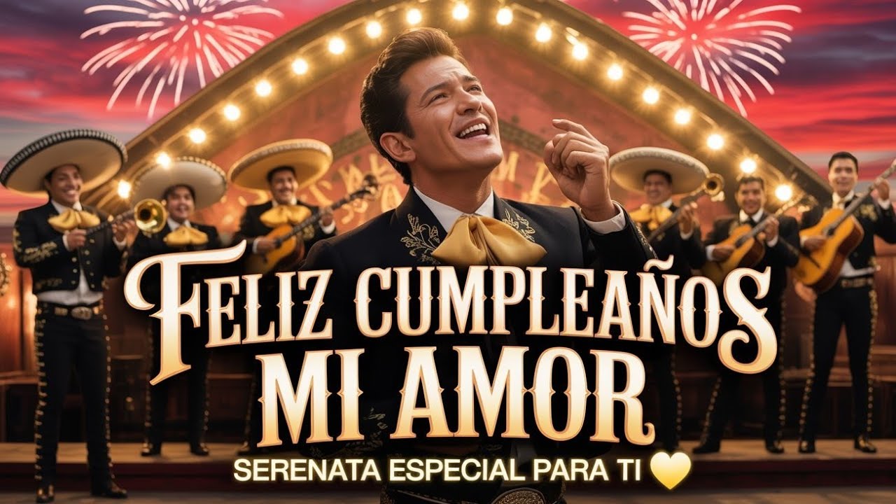  Feliz Cumpleaños Mi Amor | Serenata Para Dedicar 