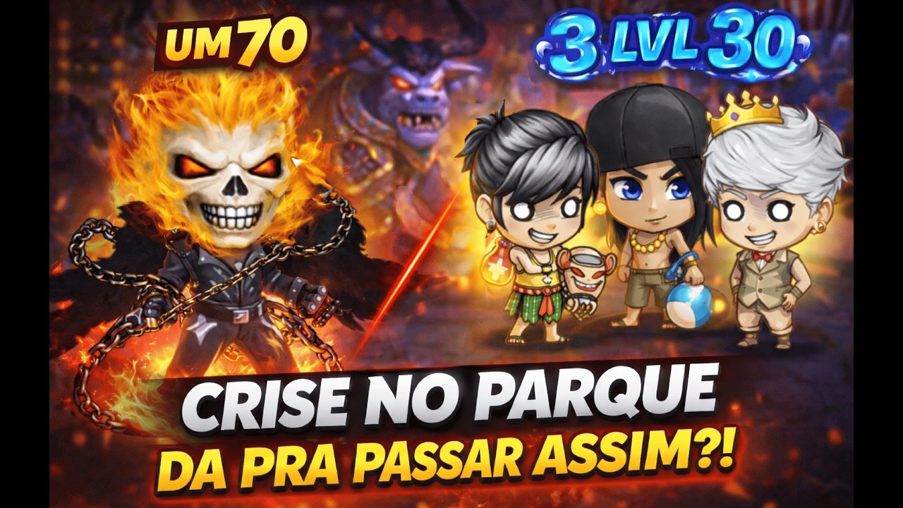 [DDTANK337] Passando Crise no Parque com Call no Level Baixo! Fácil Demais!