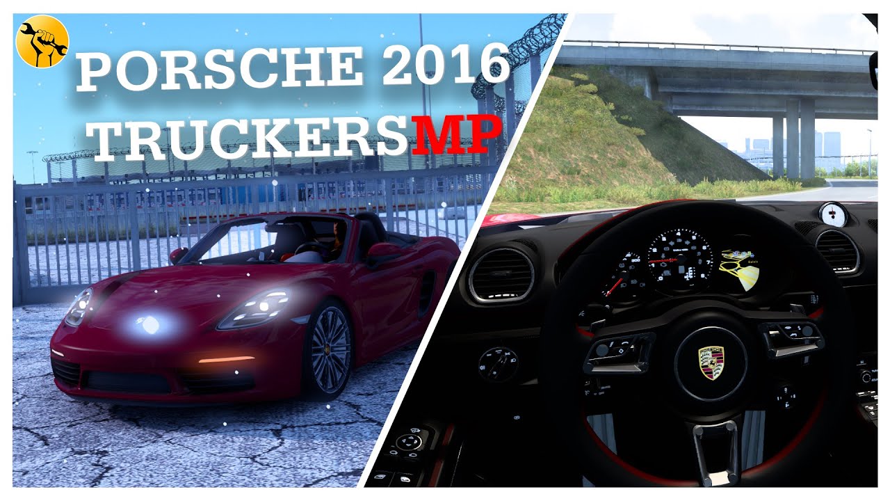 Porsche 2016 Driving On TruckersMP Busiest Road! | Euro Truck Simulator 2 | Calais-Duisburg CD Road