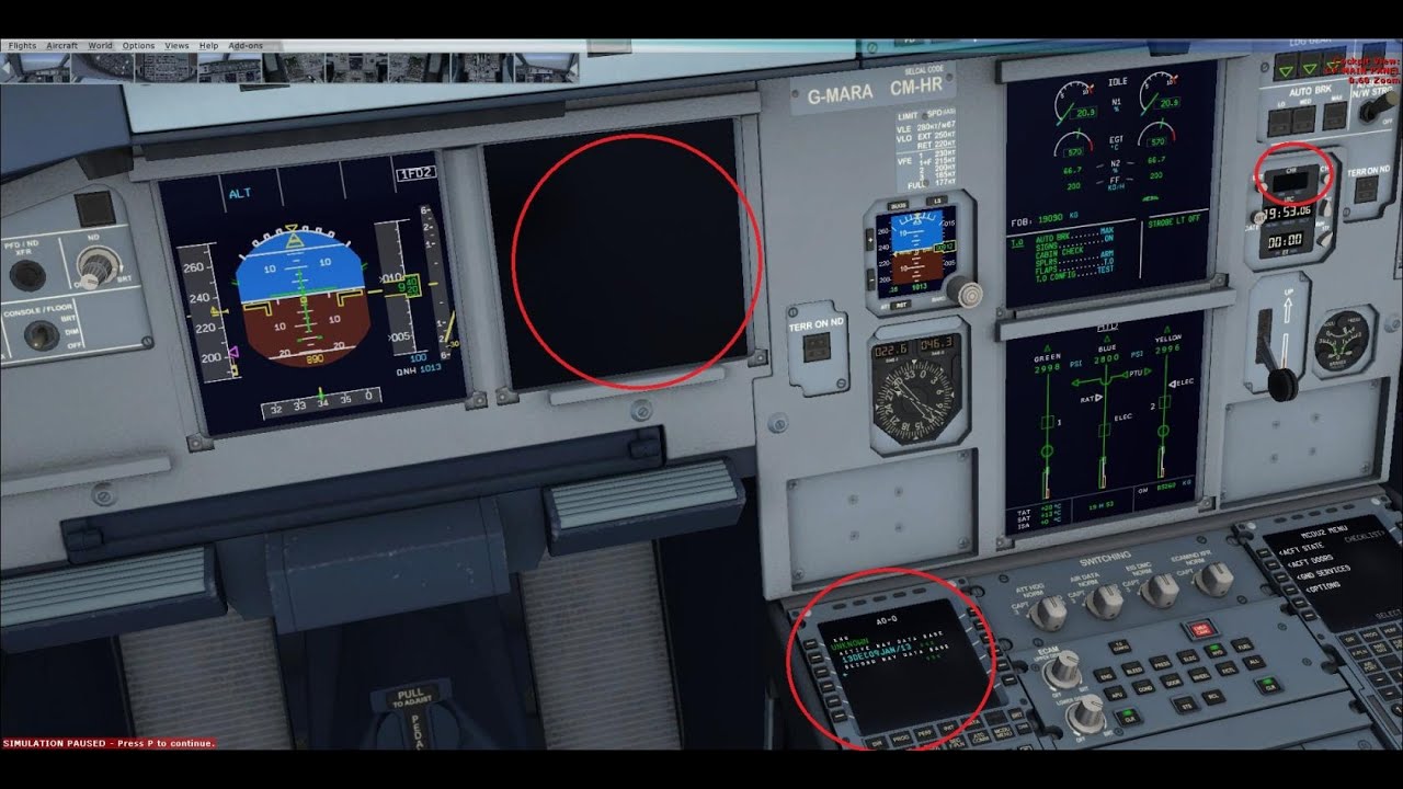 [ FSX ] Solución error pantalla GPS en negro y sonido (Airbus X Extended)