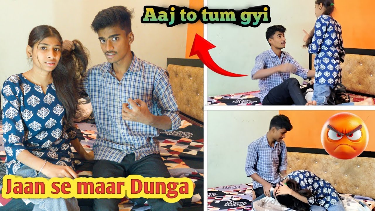 Irritating prank on my sister !! Epic Reaction 🤣 ☠️| Prank gone wrong 😠#viralvideo  #prank #funny 