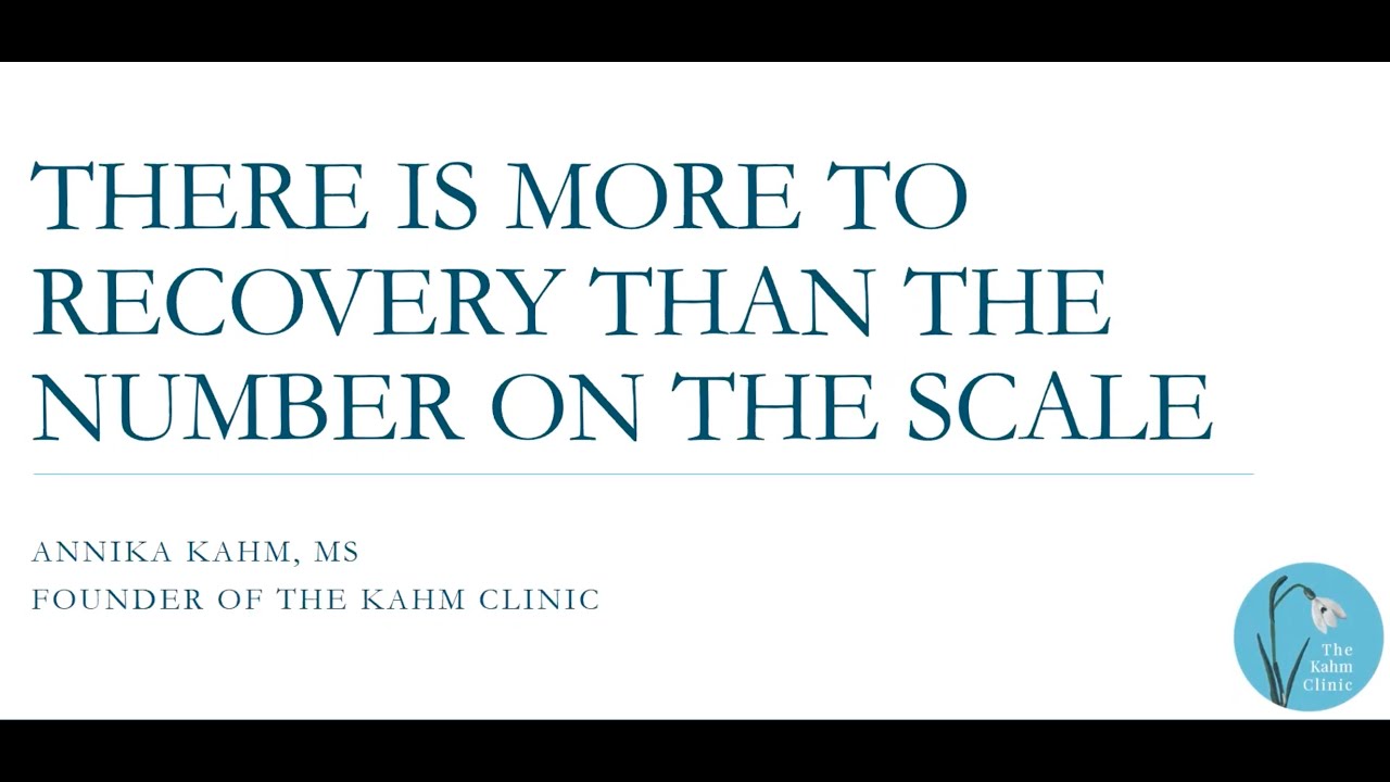 There Is More To Recovery Than The Number On The Scale