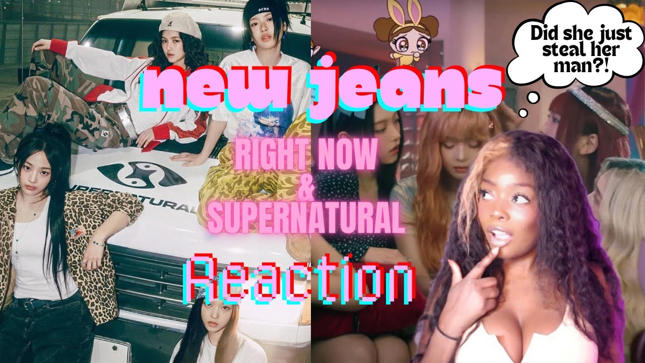 AMERICAN REACTING TO NEWJEANS (뉴진스) 'Right Now' & 'SUPERNATURAL'