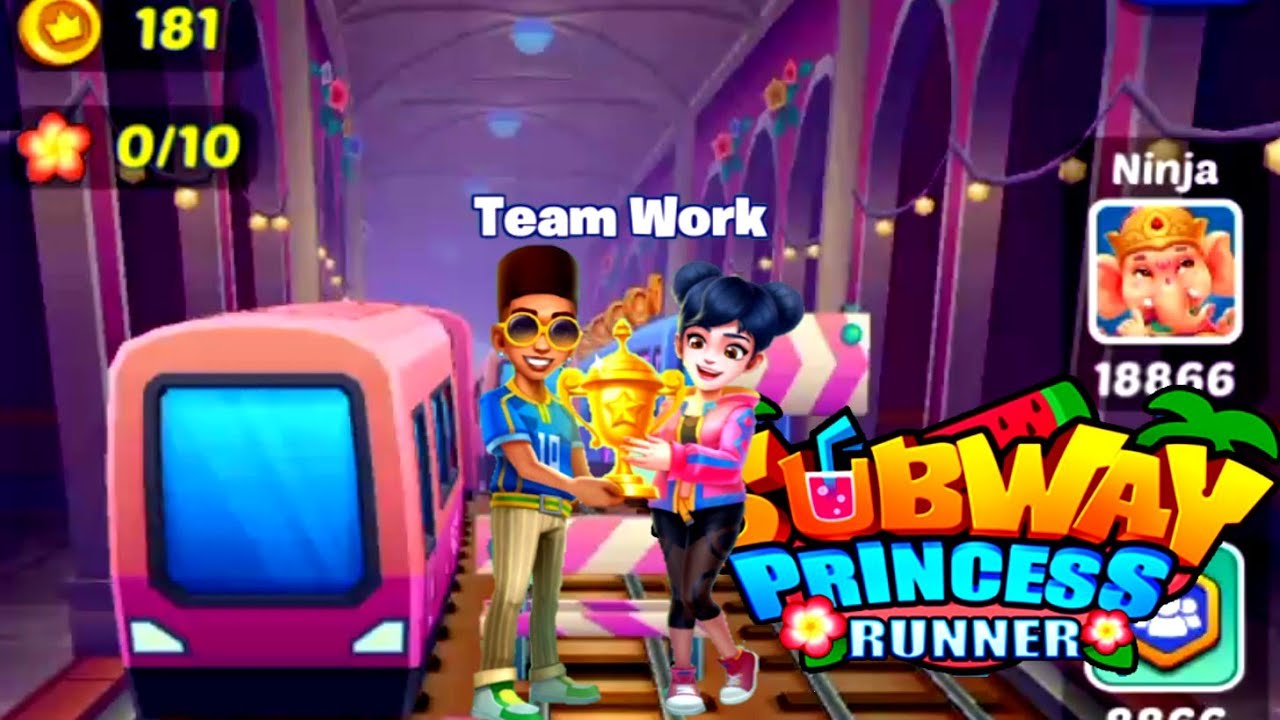 Subway princess runner salmankhan creator Team work #salmankhan #androidgames