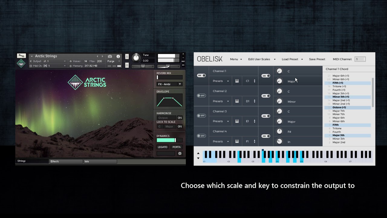 Obelisk - MIDI Chord Builder VST plugin