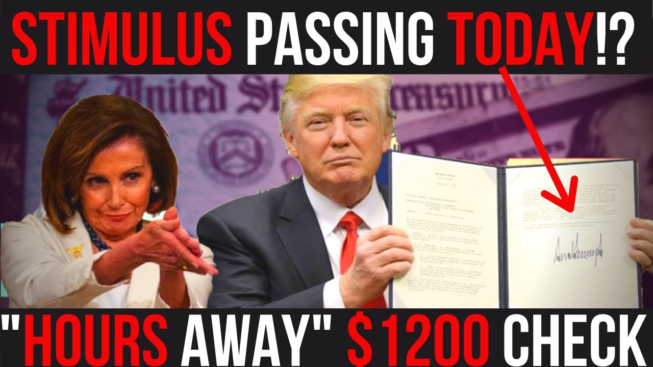 STIMULUS PASSING TODAY!? $1200 Second Stimulus Check Update