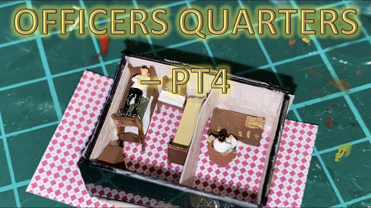 Radio Control Trumpeter 1:200 Titanic Build Part 63 - Officers Quarters Part 4
