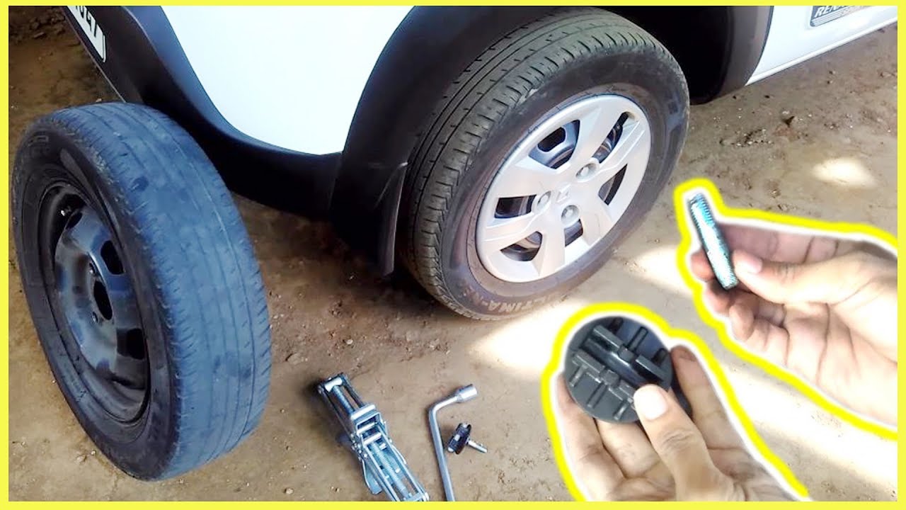 Renault Kwid How To Change A Spare Tyre - Little Different From Other Cars