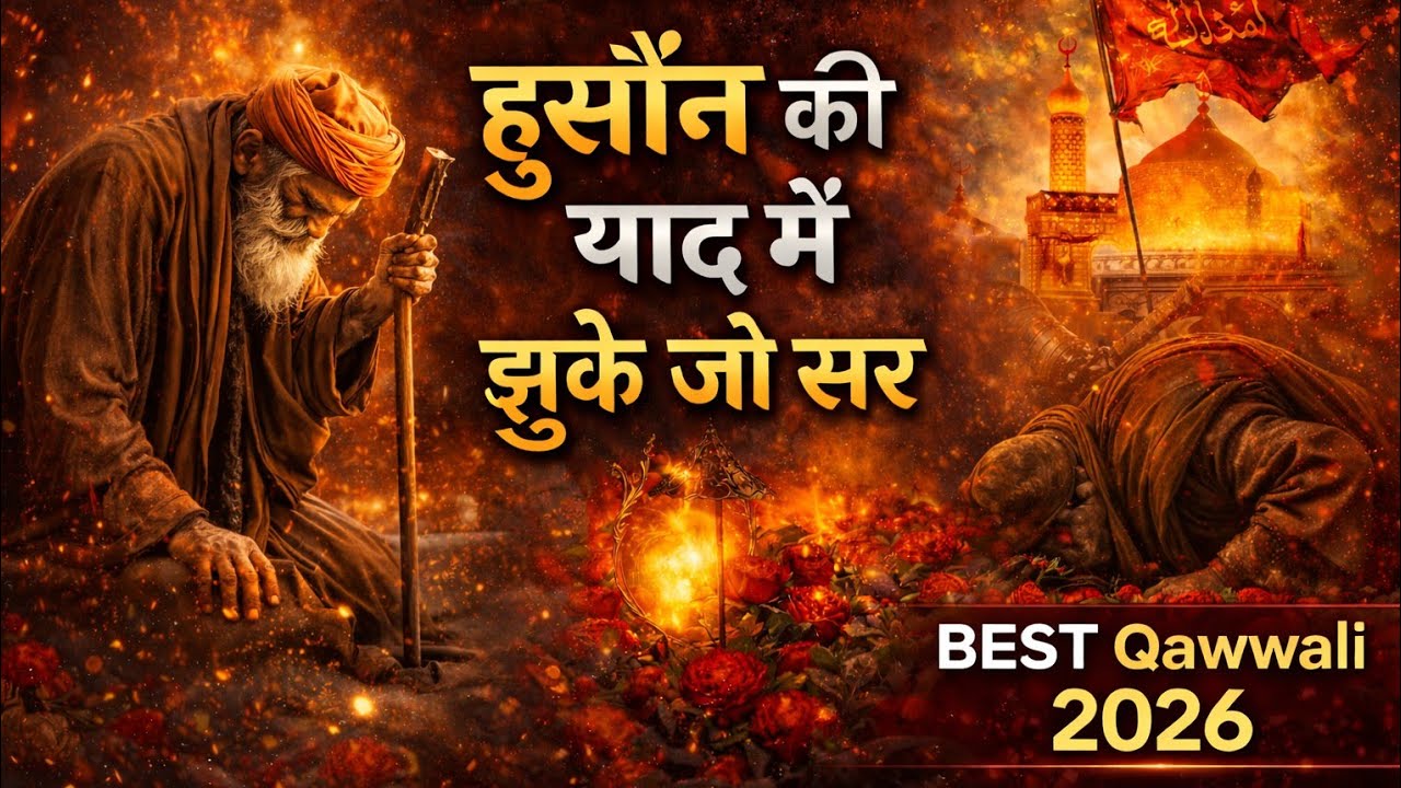 हुसैन की याद में झुके जो सर | Heads That Bow in the Memory of Hussain 🕊️ Soulful Sufi Qawwali 2026 ✨