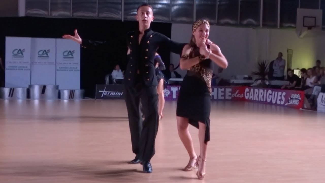 Hugo & En&eacute;a | Open Jeunes Latines Bagnols 2017 | F ChaCha