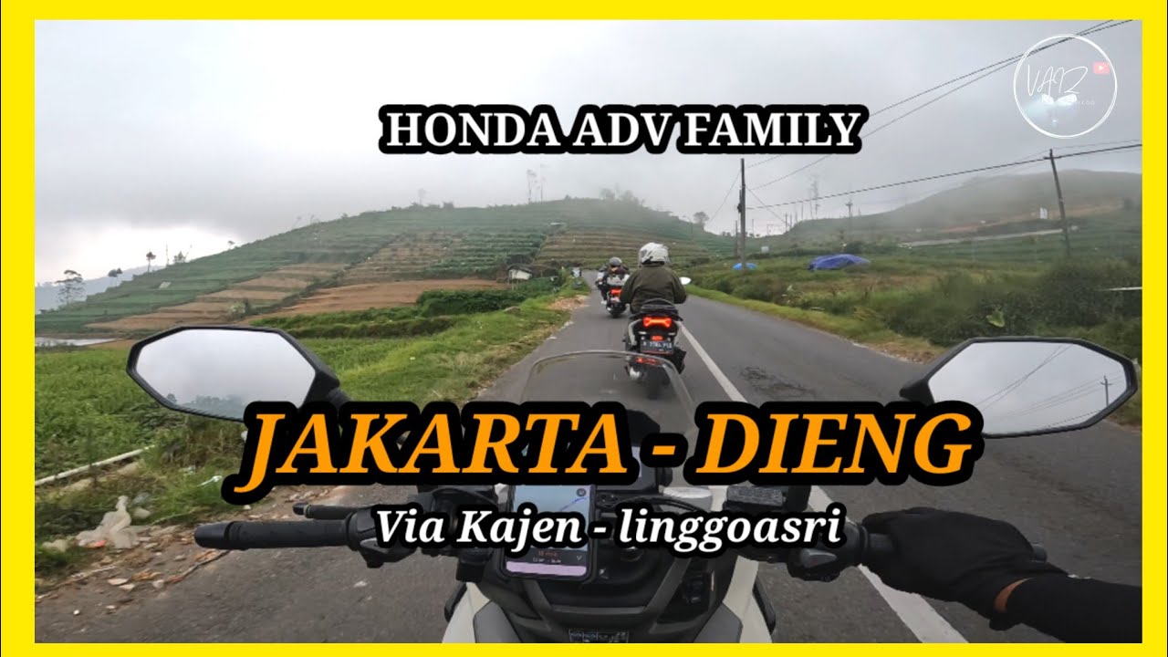 PART 1 || Honda ADV 160 || Touring Jakarta - Dieng || jalur aman via Kajen - linggoasri