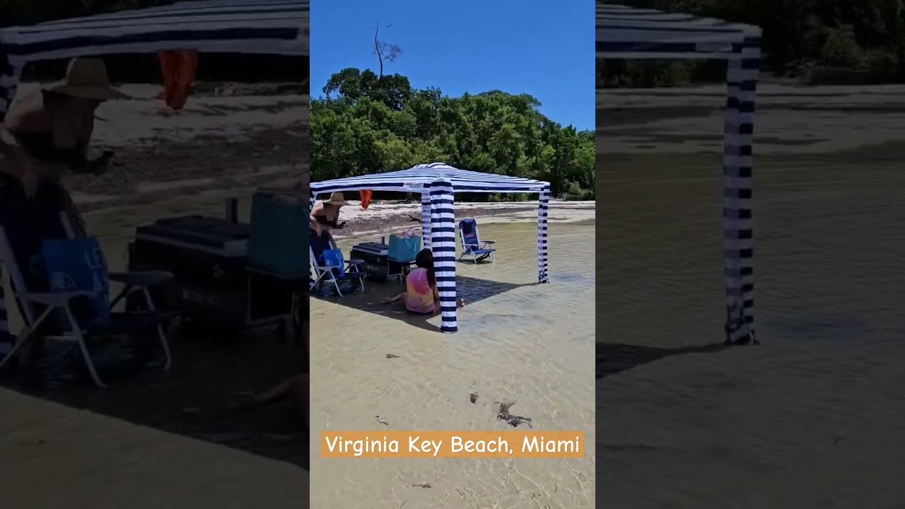 Secret Beach in Miami: Virginia Key #miami #hiddengems #beachday