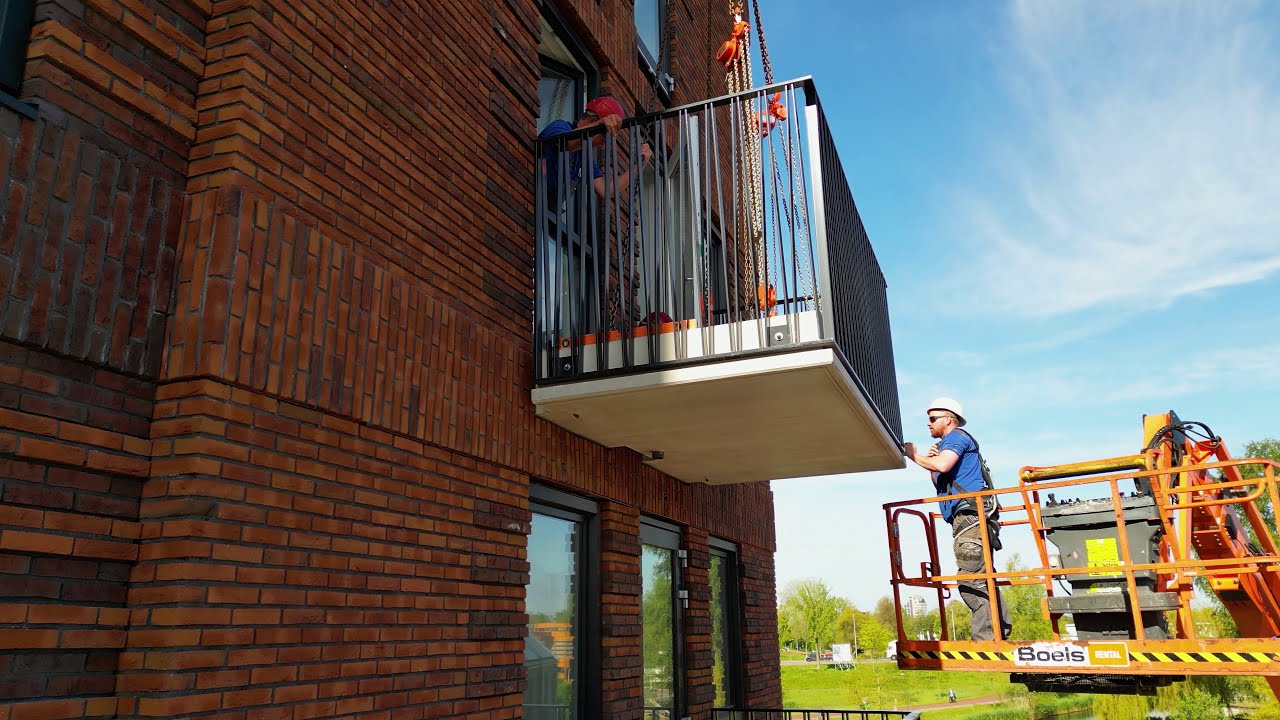 Balkons achteraf monteren met Schöck Isokorf® IQLick bij een project in Deventer