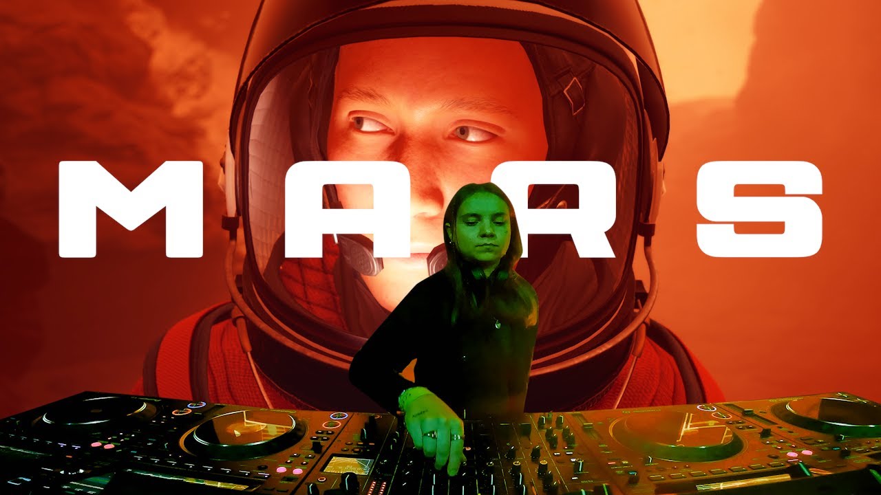 Melodic Techno Mars DJ Set - Sunt @ Double Mixte with Portalls visuals [4K]