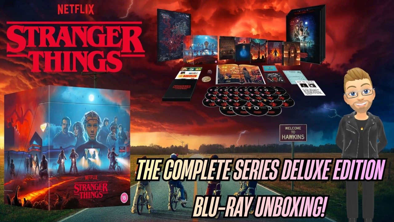 Stranger Things: The Complete Series Deluxe Edition Blu-ray Unboxing