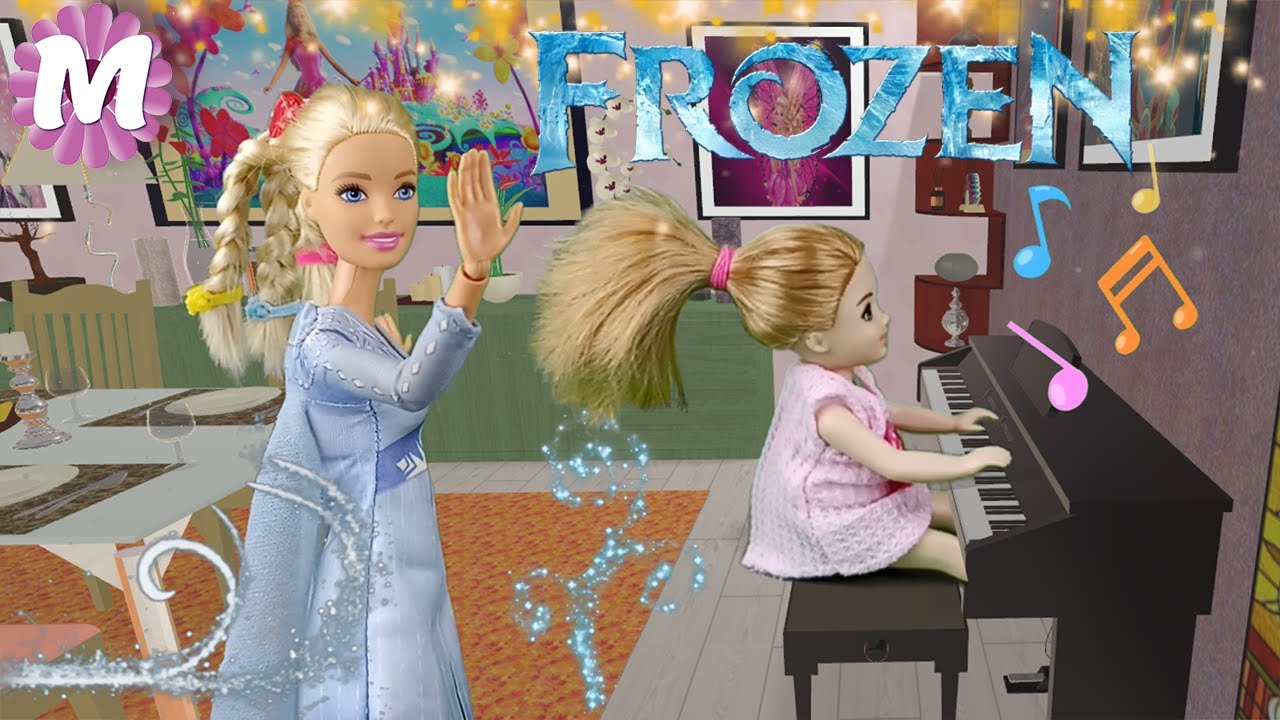 Barbie & Chelsea LET IT GO Performance from the FROZEN - Barbie Doll Videos