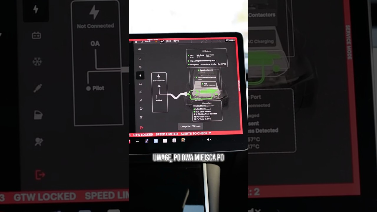 🔧 Tryb serwisowy w Tesli Model 3 &ndash; co daje i jak go włączyć?