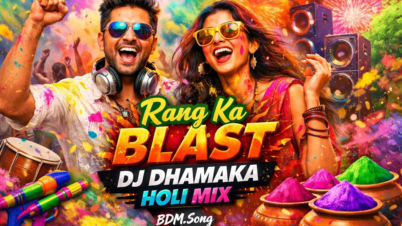 Rang Ka Blast 🔥 DJ Dhamaka Holi Mix 2026 | BDM Song | Nonstop Holi Party Song | New Holi DJ Remix