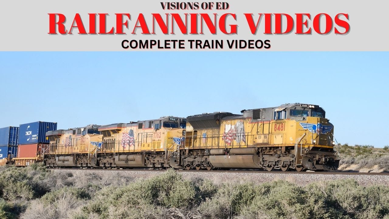 Freight Trains Vol 28 BNSF & UP Railfanning High Desert Compilation