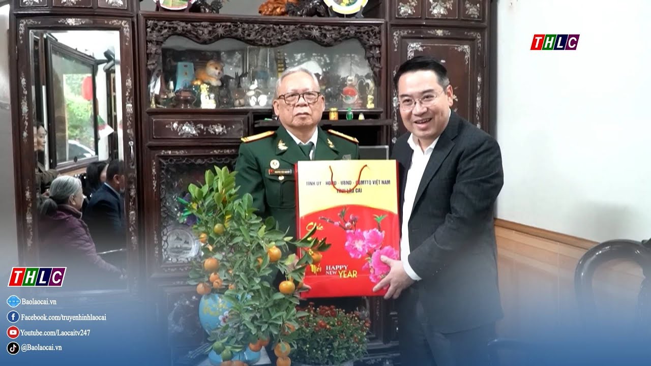 Chủ tịch UBND tỉnh Nguyễn Tuấn Anh thăm, tặng quà tết tại phường Yên Bái | THLC