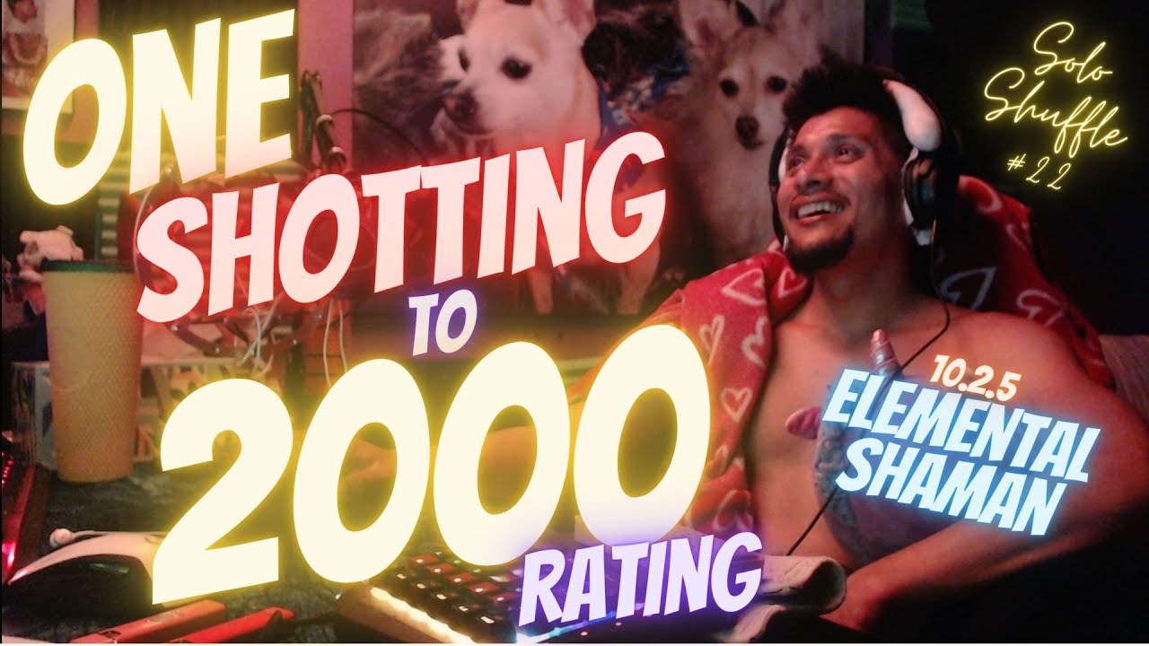 ELEMENTAL SHAMAN PVP 2K RATING CLIMB🔥 ONE SHOT BUILDS 🔥 VOLCANIC SURGE 🔥 SOLO SHUFFLE 🔥 DF 10.2.5 🔥