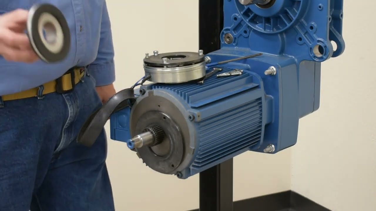 Making a Brake Adjustment & Replacement on the ZBV Lifting Motor on Demag DMR Gen 1 Wire Rope Hoists
