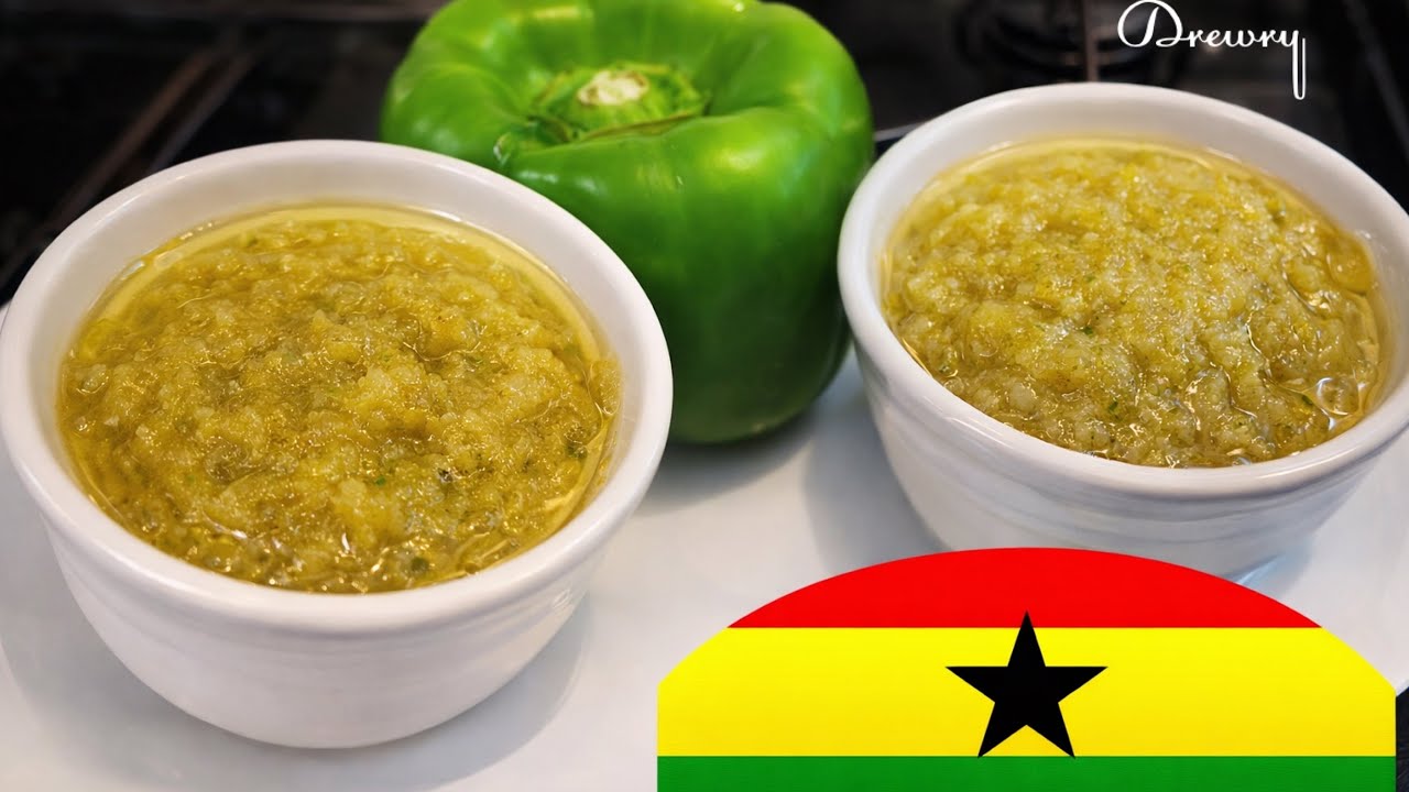 HOW TO MAKE KPAKPOSHITO SAUCE | GHANA GREEN CHILLI