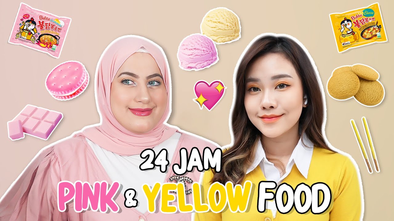 24 JAM MAKAN PINK & KUNING FT. TASYI ATHASYIA Part 2