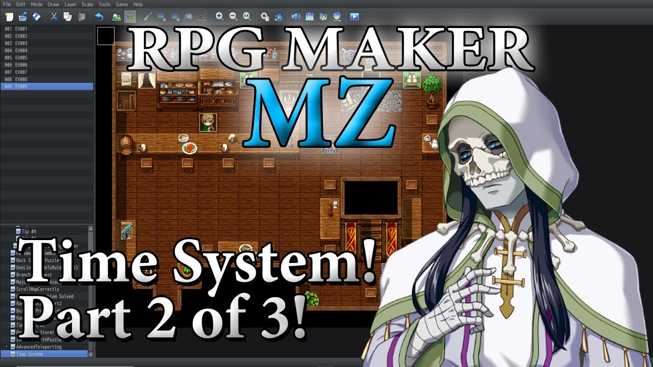 RPG Maker MZ Tutorial #49 - Time System Part II!