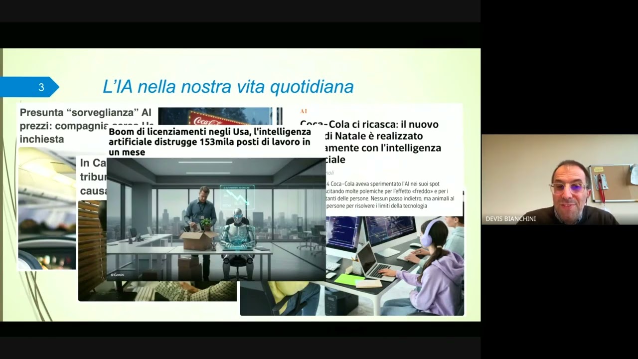 L’intelligenza artificiale e i suoi segreti. Il video dell’incontro