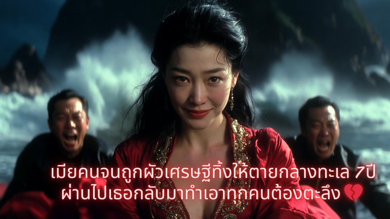 เมียคนจนถูกผัวเศรษฐีทิ้งให้ตายกลางทะเล 7 ปีผ่านไปเธอกลับมาทำเอาทุกคนต้องตะลึง 💔
