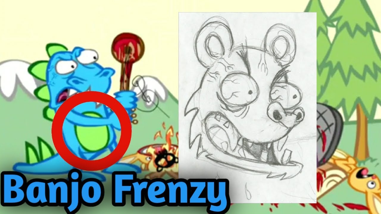 Banjo frenzy - Curiosidades y Errores [Happy Tree Friends]