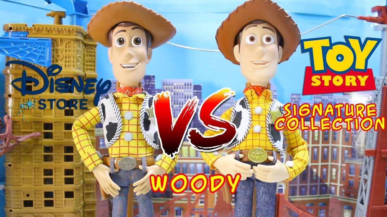 (ESPAÑOL) Woody Toy Story Signature Collection (2019) vs Disney Store (2019) Comparativa