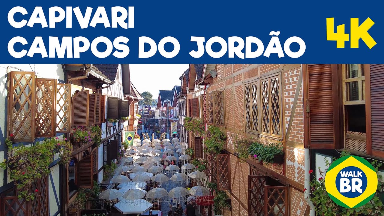 CAPIVARI - CAMPOS DO JORDÃO - SP - Caminhando - Walking - 4K 60fps - Áudio Binaural