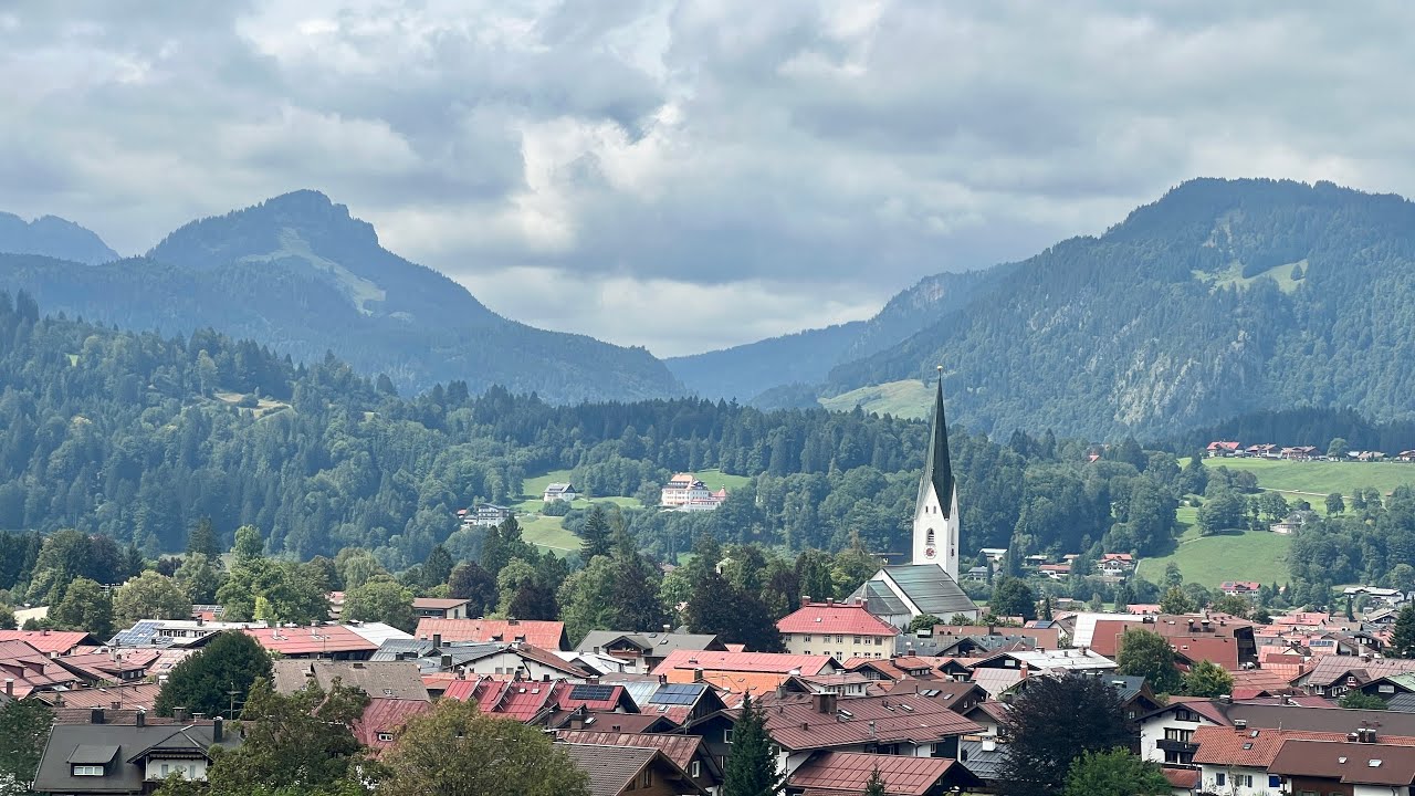 Oberstdorf Bavaria Walking | Germany beautiful town | 4k walking tour | Musafir Videos |