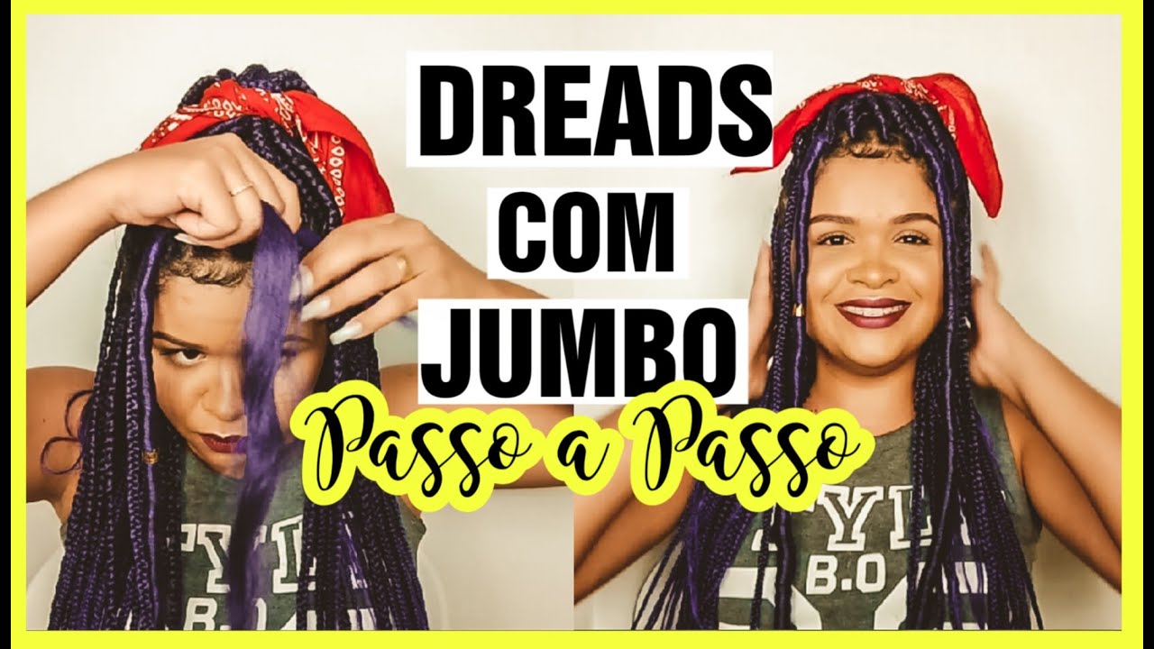 DREADS SINTÉTICOS com JUMBO 😍😱