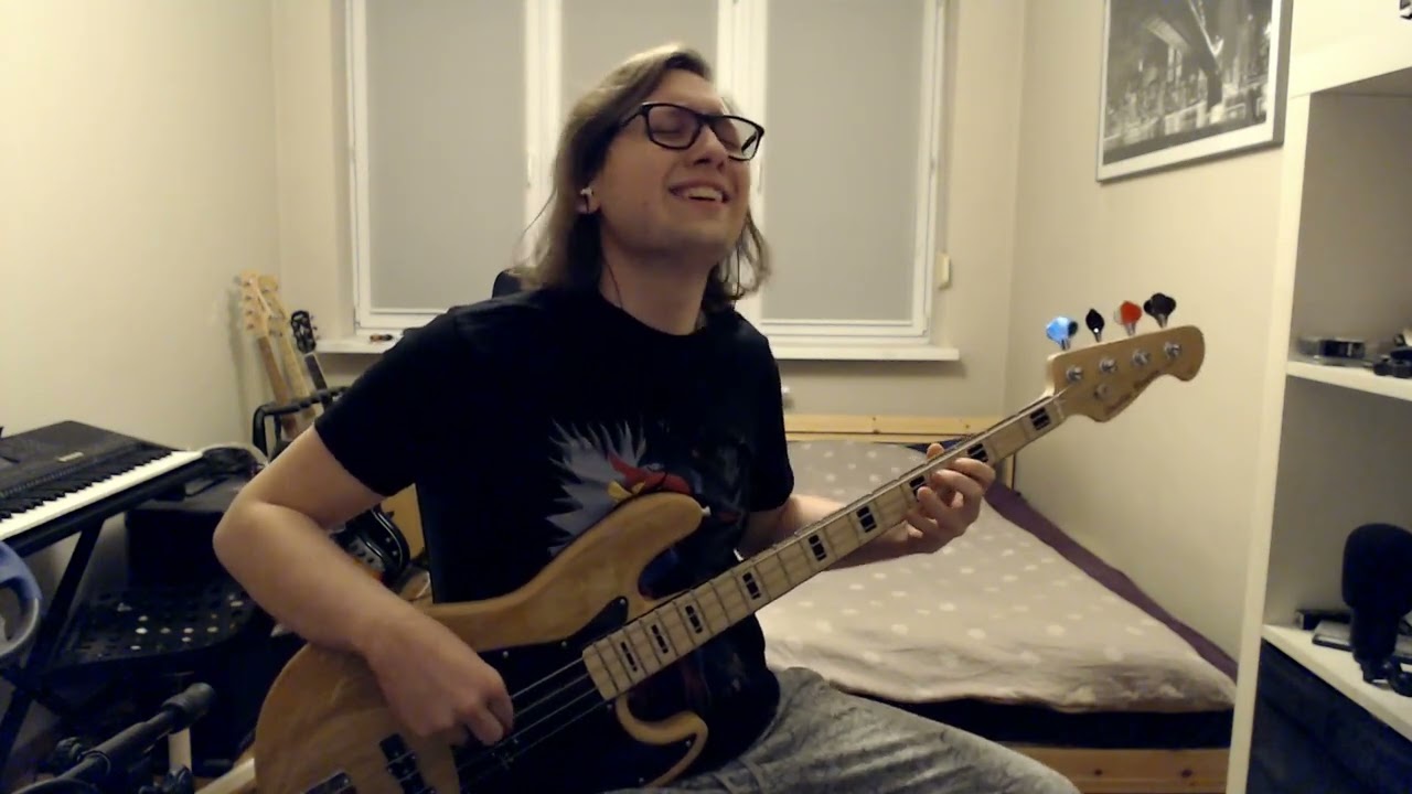 Lady Pank - Rysunkowa Postać - gitara basowa