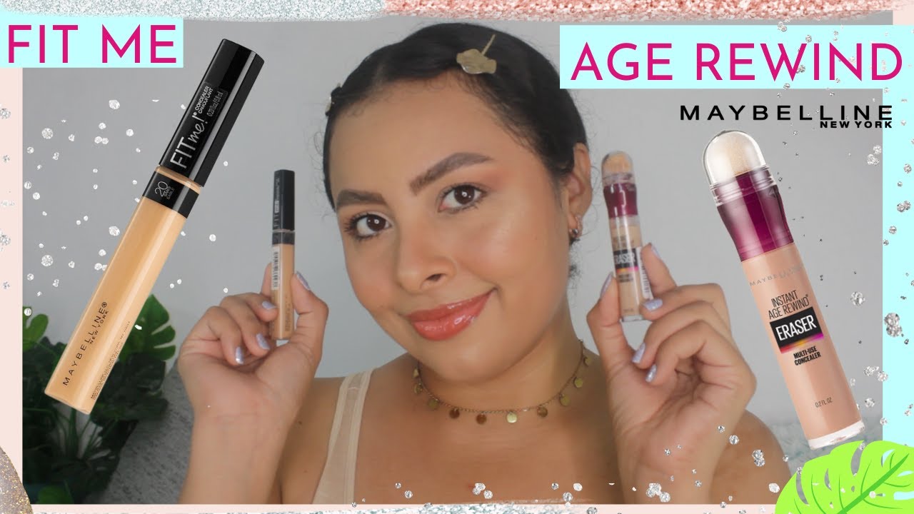CORRECTOR FIT ME VS. AGE REWIND MAYBELLINE 2021 - RESEÑA | HolaLizy 🦋