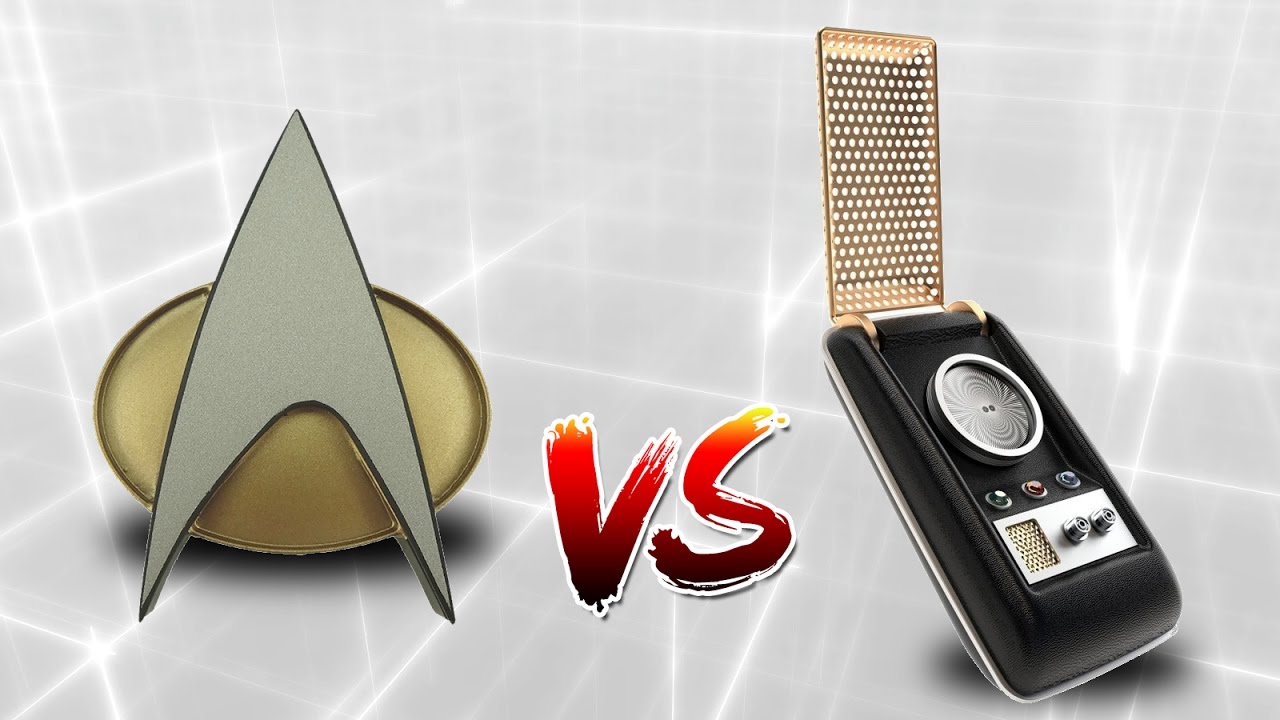 Star Trek Bluetooth Communicator HEAD TO HEAD Audio Test - TNG vs. TOS
