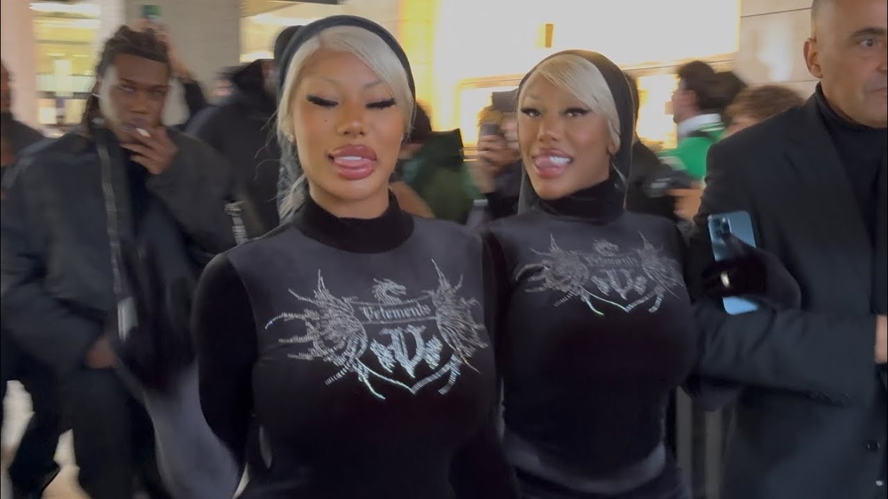 CLERMONT TWINS AT VETEMENTS SPRING SUMMER 2025 SHOW IN PARIS