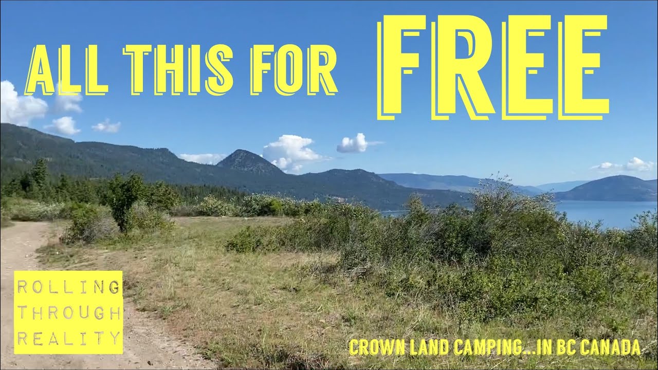 FREE camping on CROWN LAND in Kelowna, BEAUTIFUL VIEWS, sketchy WESTSIDE RD
