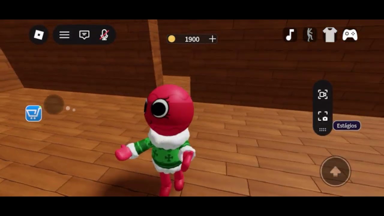 Jogando roblox 