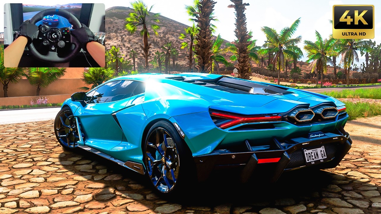 Lamborghini Revuelto - Forza Horizon 5 | Logitech G923 Steering Wheel Gameplay