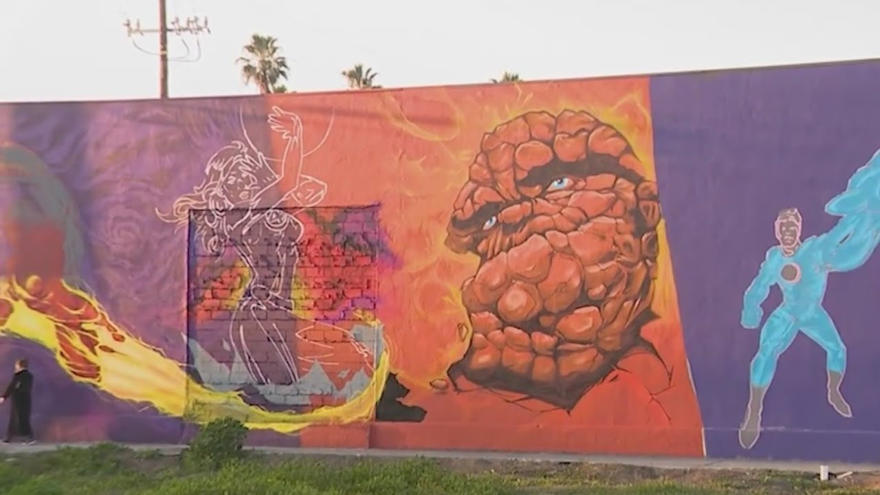 Fantastic Four mural brings superhero history to life ahead of StocktonCon