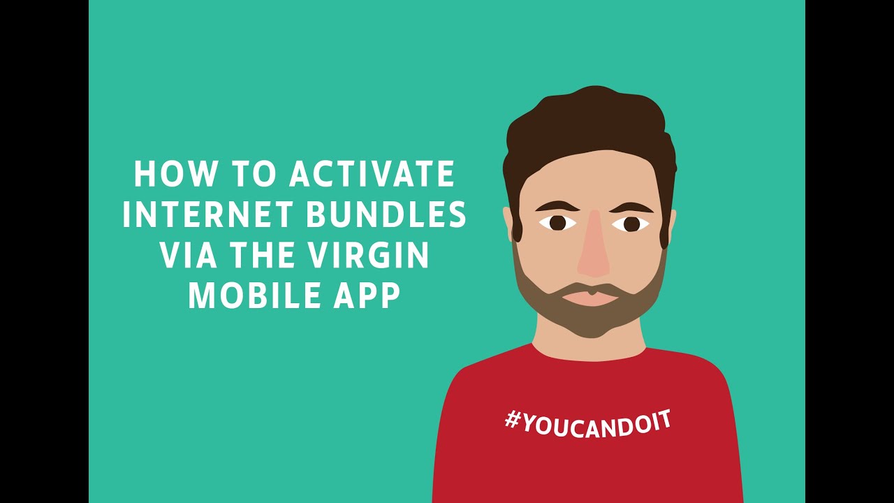 How to activate Internet bundles via the Virgin Mobile app