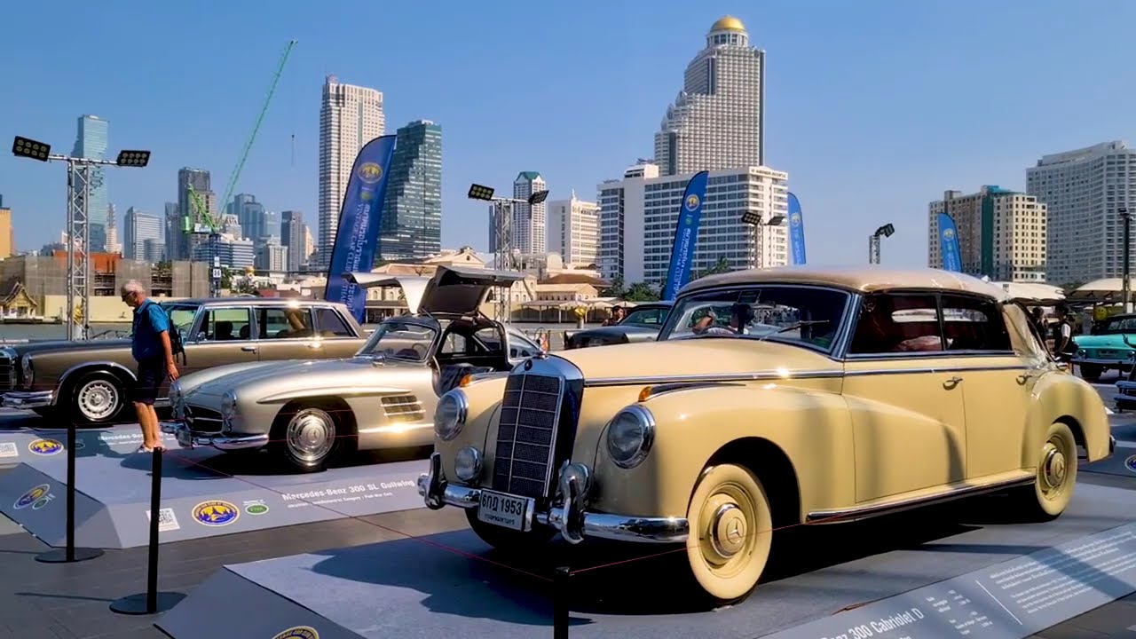 Vintage Car Extravaganza at IconSiam: Classic European Beauties from 1960 -1990!