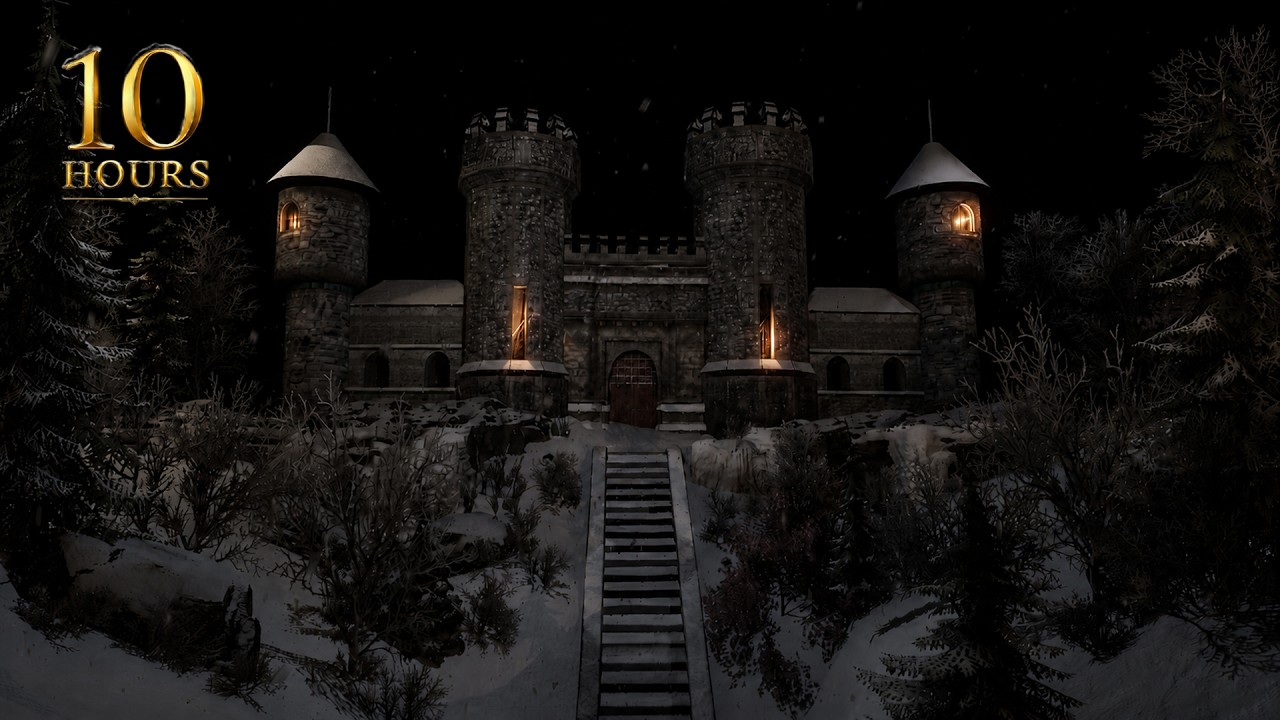 DEEP SLEEP:  Beyond These Ancient Walls, A Cold Howling Winter Storm Rages Through The Darkness.