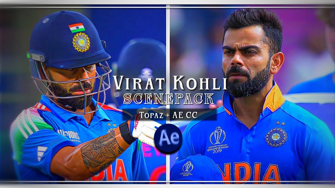 Virat Kohli 4k scenepack 🔥 || Topaz + 4k AE CC Applied || Free clips || #cricket #viratkohli